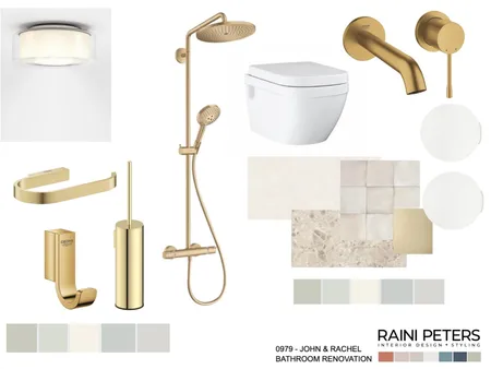 Bathroom John & Rachel Grohe Interior Design Mood Board by hello@rainipeters.com on Style Sourcebook