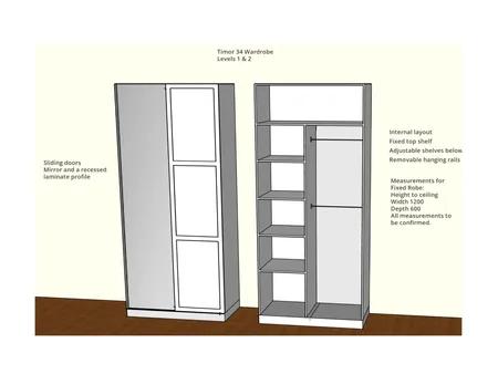 Wardrobe Levels 1 & 2 Interior Design Mood Board by Donna G on Style Sourcebook