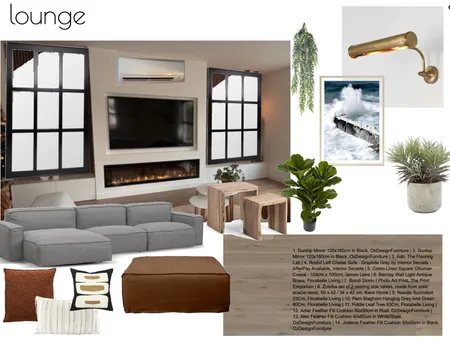 lounge Interior Design Mood Board by HSC on Style Sourcebook