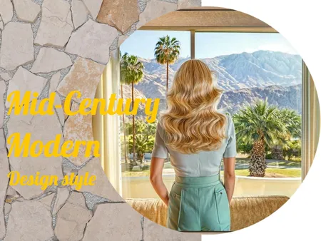 Mid-Century Modern Design Style Interior Design Mood Board by anitamcrae on Style Sourcebook