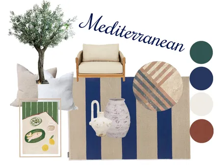 Mediterranean Mood Board Interior Design Mood Board by anitamcrae on Style Sourcebook