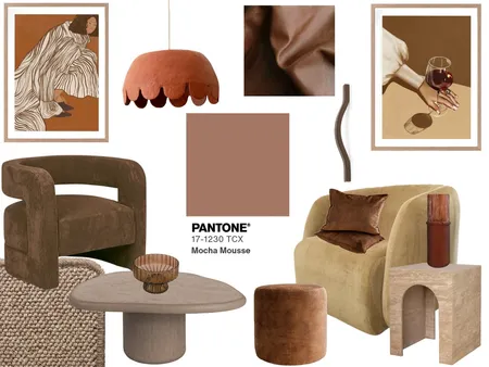 PATONE 2025 COLOUR MOCAH MOUSSE Interior Design Mood Board by Sarah Interior Styles on Style Sourcebook