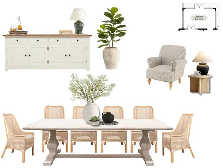 Hunters Hill - Ground Level - Dining Revision 1. Interior Design Mood Board by ONE CREATIVE on Style Sourcebook
