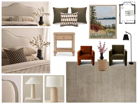 Hunters Hill - Bed 3 Revision 1 Interior Design Mood Board by ONE CREATIVE on Style Sourcebook