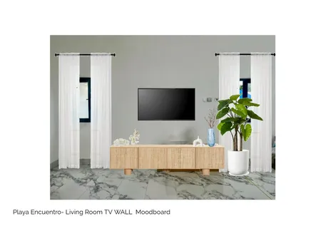 Playa Encuentro LR TV Wall Interior Design Mood Board by lucille.saohi@gmail.com on Style Sourcebook