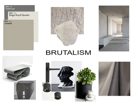 Brutalism Assignment 3 Interior Design Mood Board by naadira_ar on Style Sourcebook