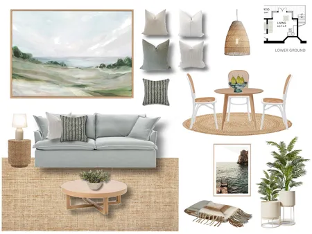 HUNTERS HILL - LG Living/Dining Revision 2 Interior Design Mood Board by ONE CREATIVE on Style Sourcebook