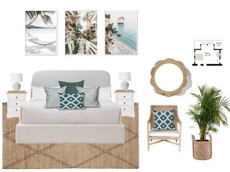 HUNTERS HILL - LG - Bed 4 Revision 2. Interior Design Mood Board by ONE CREATIVE on Style Sourcebook