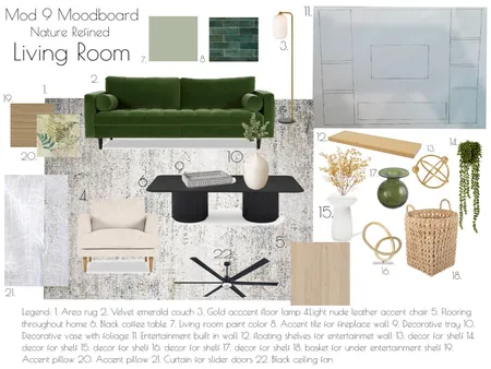 Living room Interior Design Mood Board by aloehaus on Style Sourcebook
