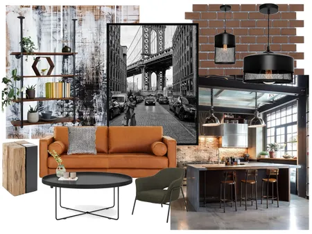 Industrial Interior Design Mood Board by ashleighmarie on Style Sourcebook