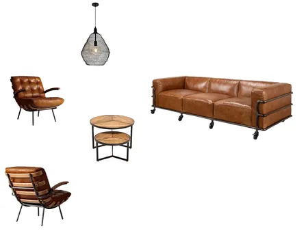 Industrial Lounge IDIA3.1 Interior Design Mood Board by TiaCreates on Style Sourcebook