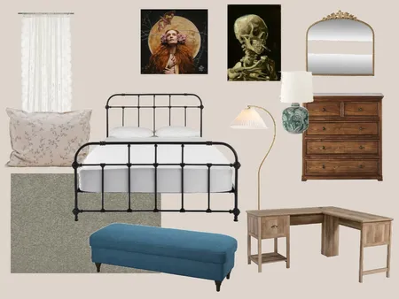Ashley's Bedroom Interior Design Mood Board by LR Interiors on Style Sourcebook