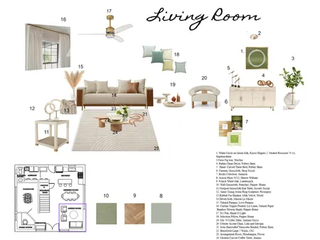 Living Room Interior Design Mood Board by Ohlala on Style Sourcebook