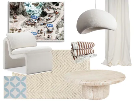 Modern Mediterranean Living Room Interior Design Mood Board by Style Sourcebook on Style Sourcebook