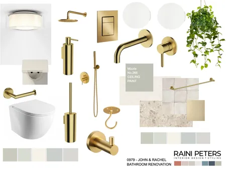 Bathroom J & R omnires Interior Design Mood Board by Raini Peters Interior Design + Styling on Style Sourcebook