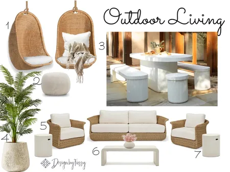 Outdoor Living Option 2 Interior Design Mood Board by DesignbyFussy on Style Sourcebook