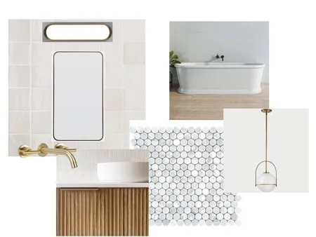 Kerryn Main Bathroom Interior Design Mood Board by Olivewood Interiors on Style Sourcebook