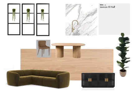 Living/Dining Interior Design Mood Board by Norma Court on Style Sourcebook