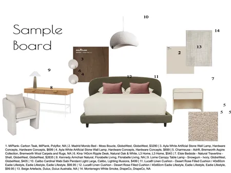 sample board Interior Design Mood Board by BaileyWhite on Style Sourcebook