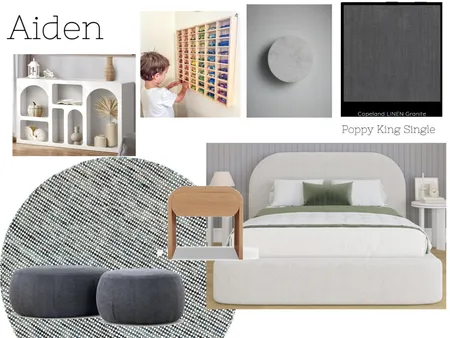 Zelkova Aiden's Bedroom Interior Design Mood Board by Betty Presilski on Style Sourcebook