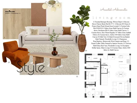 living room concept Interior Design Mood Board by jadesibal on Style Sourcebook