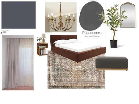 Jamison Residence Master Bedroom Interior Design Mood Board by LUX WEST I.D. on Style Sourcebook
