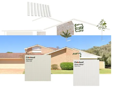 white facade Interior Design Mood Board by landing on Style Sourcebook