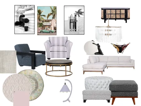 art deco influenced morrisons with paint Interior Design Mood Board by lesleywarren on Style Sourcebook