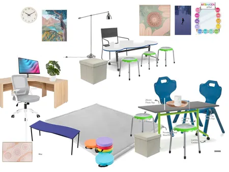2025 classroom Interior Design Mood Board by missklf on Style Sourcebook