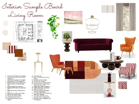 Living Room sample board Interior Design Mood Board by gylora@yahoo.fr on Style Sourcebook