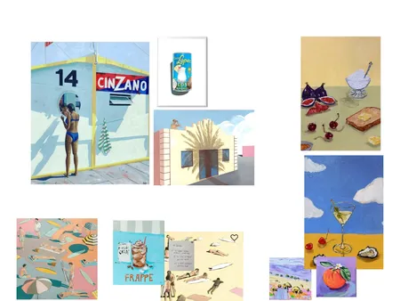 Bedroom Art Interior Design Mood Board by cwloane@gmail.com on Style Sourcebook