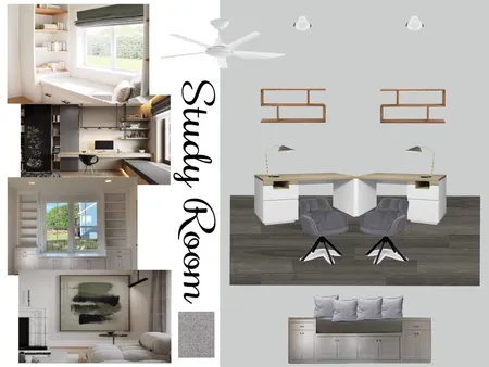 Module 11 Study Room Interior Design Mood Board by arc_cabz@yahoo.com on Style Sourcebook