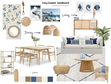 Cozy Coastal Interior Design Mood Board by Medesse on Style Sourcebook