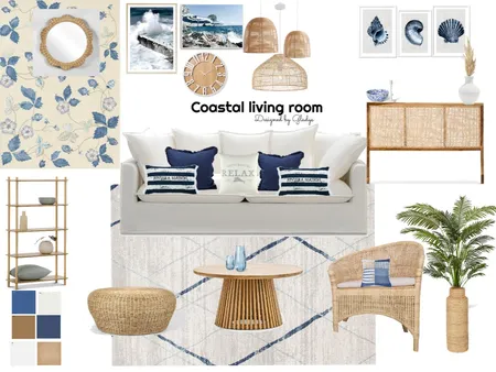 Coastal living room Interior Design Mood Board by Medesse on Style Sourcebook