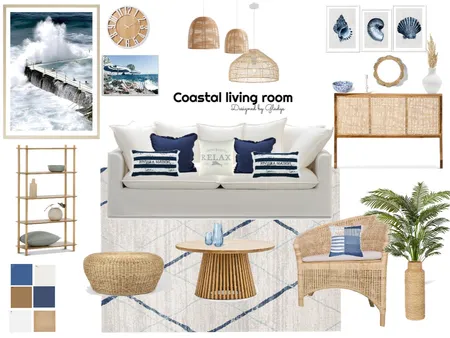 Coastal living room 2 Interior Design Mood Board by Medesse on Style Sourcebook