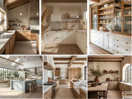Farm style kitchen Interior Design Mood Board by sarahedme@hotmail.com on Style Sourcebook