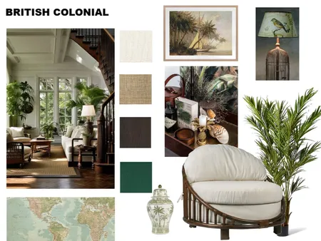 British Colonial Design Mood Board Interior Design Mood Board by cristinacarmela on Style Sourcebook