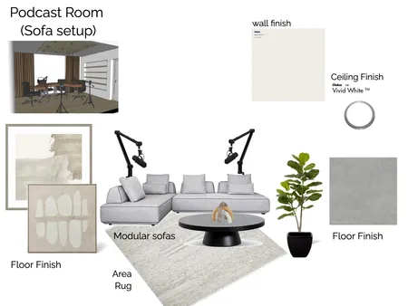 podcast lounge set up Interior Design Mood Board by aoagq on Style Sourcebook