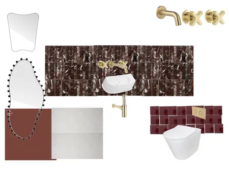 Powder Room moody Interior Design Mood Board by chilmg on Style Sourcebook