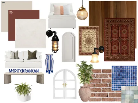 Mediterranean living room Interior Design Mood Board by tabitha.corfield.00@education.tas.edu.au on Style Sourcebook