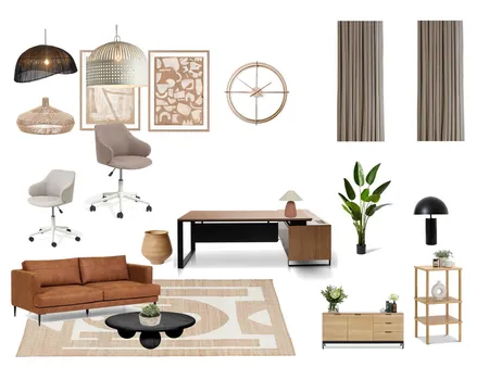 office Interior Design Mood Board by Designer Ruby on Style Sourcebook