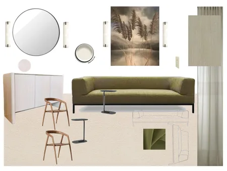 Module 10_Living Interior Design Mood Board by DAFR on Style Sourcebook