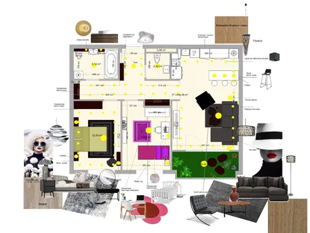 diplomski rada Interior Design Mood Board by Violeta Ćosić on Style Sourcebook
