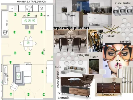 kuhinja sa trpezarijom plus boravak Interior Design Mood Board by DariaF on Style Sourcebook