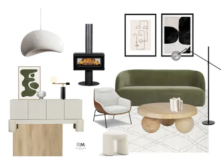 Scandinavian Living Interior Design Mood Board by RMM Interiors on Style Sourcebook