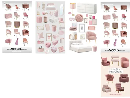 Barbie pink furniture 3 Interior Design Mood Board by soniaghanem2@gmail.com on Style Sourcebook