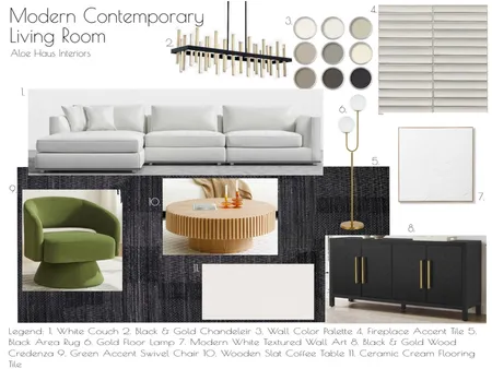 Modern Contemporary living room Interior Design Mood Board by aloehaus on Style Sourcebook