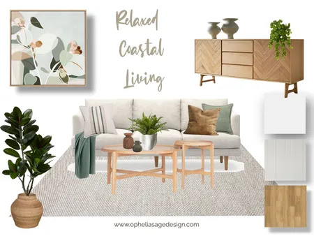 Relaxed Coastal Living Interior Design Mood Board by Ophelia Sage Design on Style Sourcebook