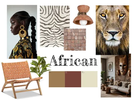 African Design Mood Board Interior Design Mood Board by LCliveitupdesigns on Style Sourcebook