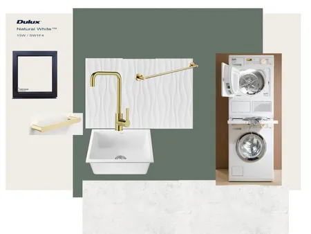 Laundry Brushed Brass Interior Design Mood Board by Groundhogday on Style Sourcebook